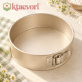 ktaevori™ Little Celebration 7-Inch Springform Cake Pan — Round Cheesecake Pan with Removable Base & Side Latch